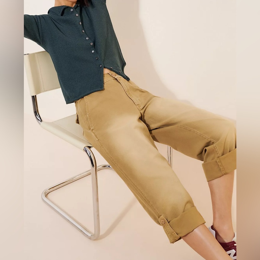 Free People Women’s Tan Chino Pants Size 8